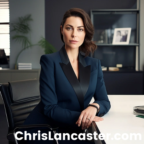 female attorney sitting facing the camera